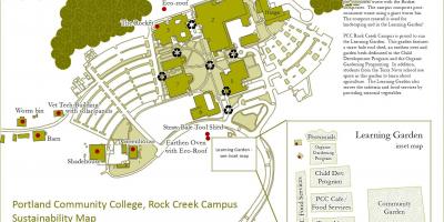 Kaart van de PCC-rock creek